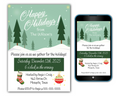 Happy Holidays Christmas Party Invitation Template - Digital & Printable