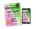 Merry Christmas Party Invitation Template - Printable & Digital