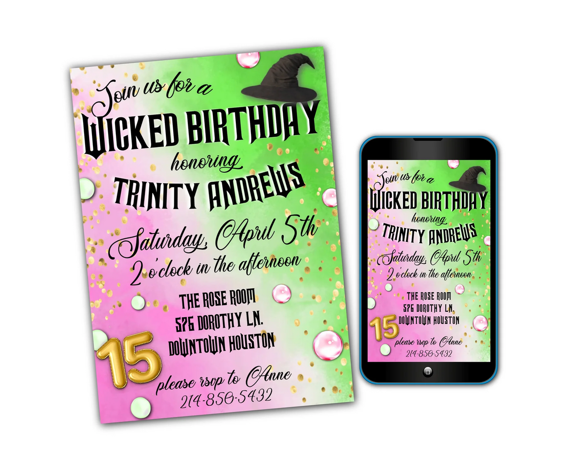 Merry Christmas Party Invitation Template - Printable & Digital