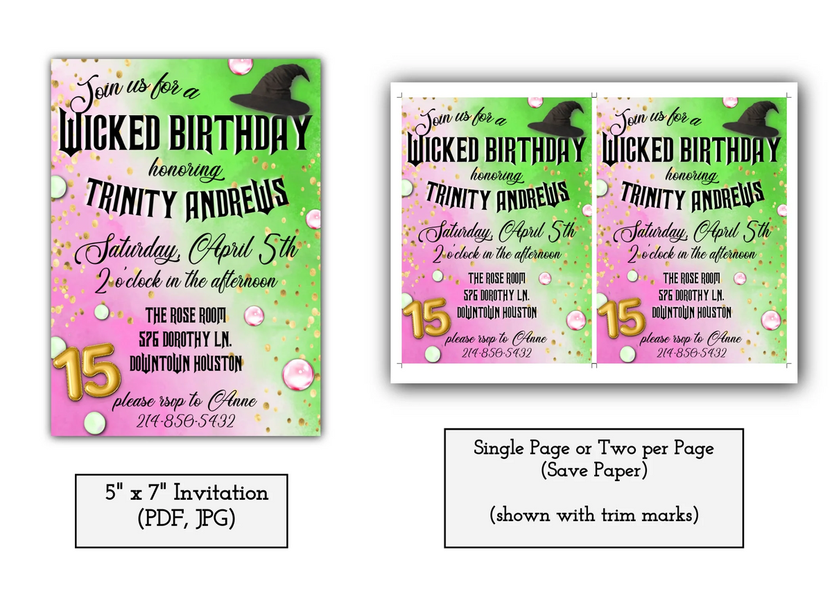 Merry Christmas Party Invitation Template - Printable & Digital